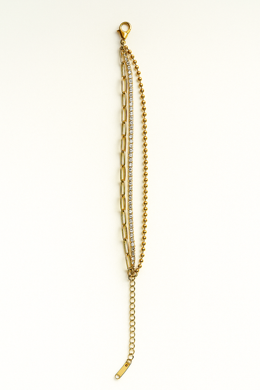 Luxe Layered Sparkle Bracelet