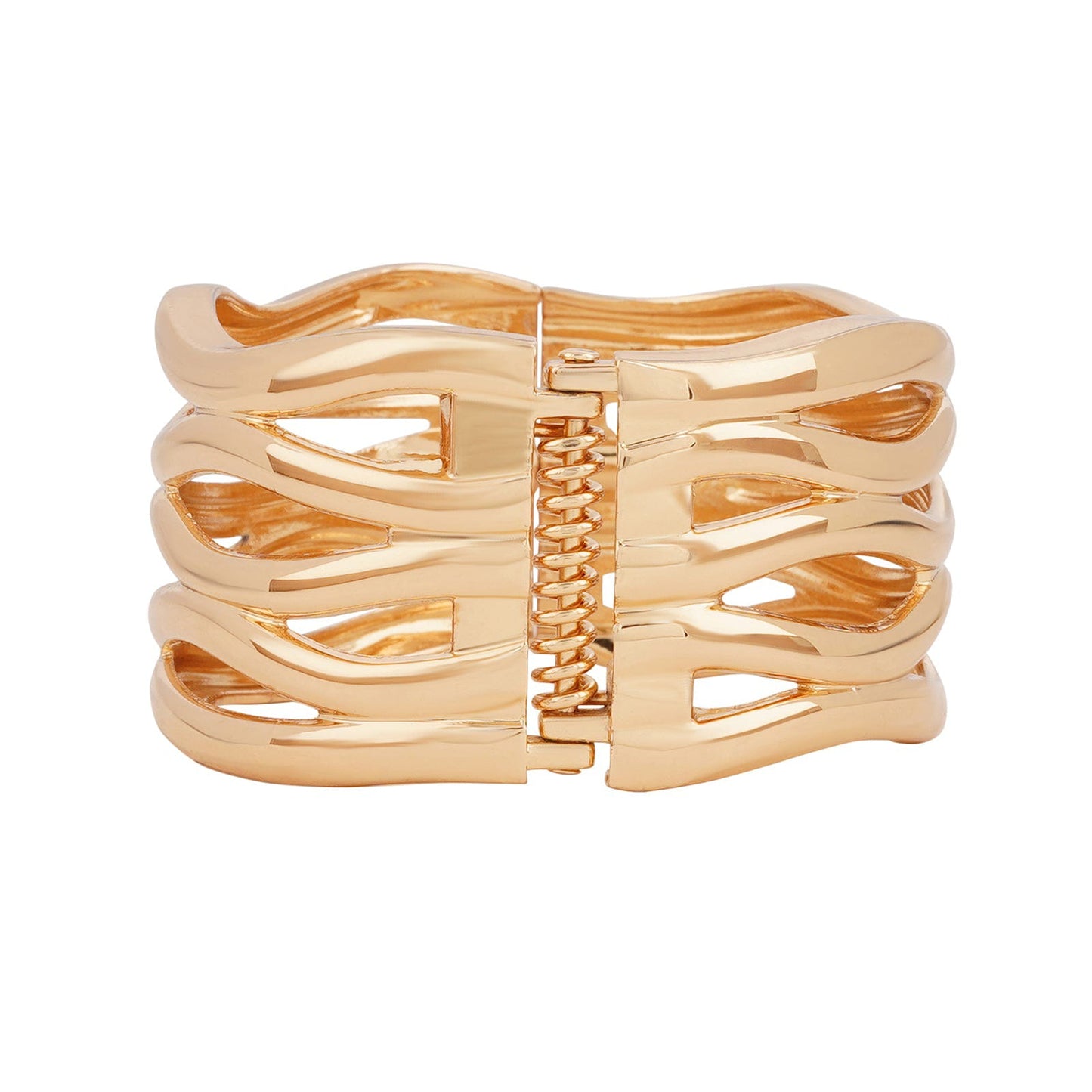 Abstract Swirl Cuff Bracelet