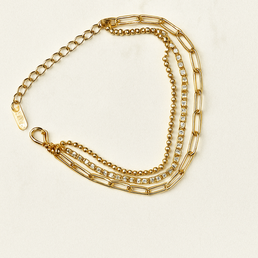 Luxe Layered Sparkle Bracelet