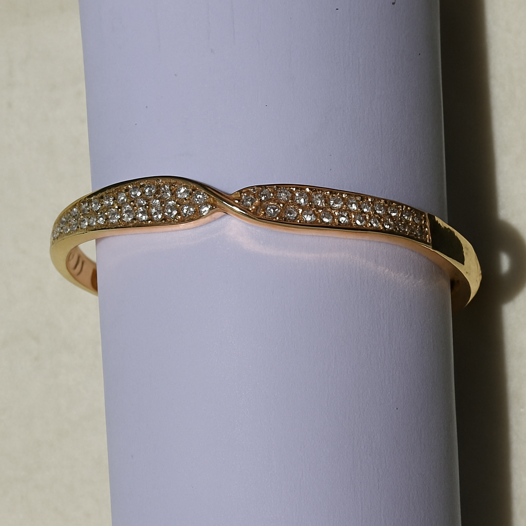 Infinity Sparkle Gold Bracelet