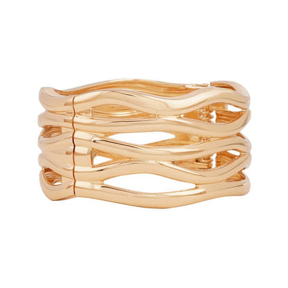 Abstract Swirl Cuff Bracelet